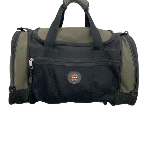 Jeep travel equipment duffel bag, two side pockets, and a large middle pocket vi - Picture 1 of 16